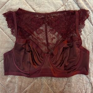 Torrid burgundy underwire bralette